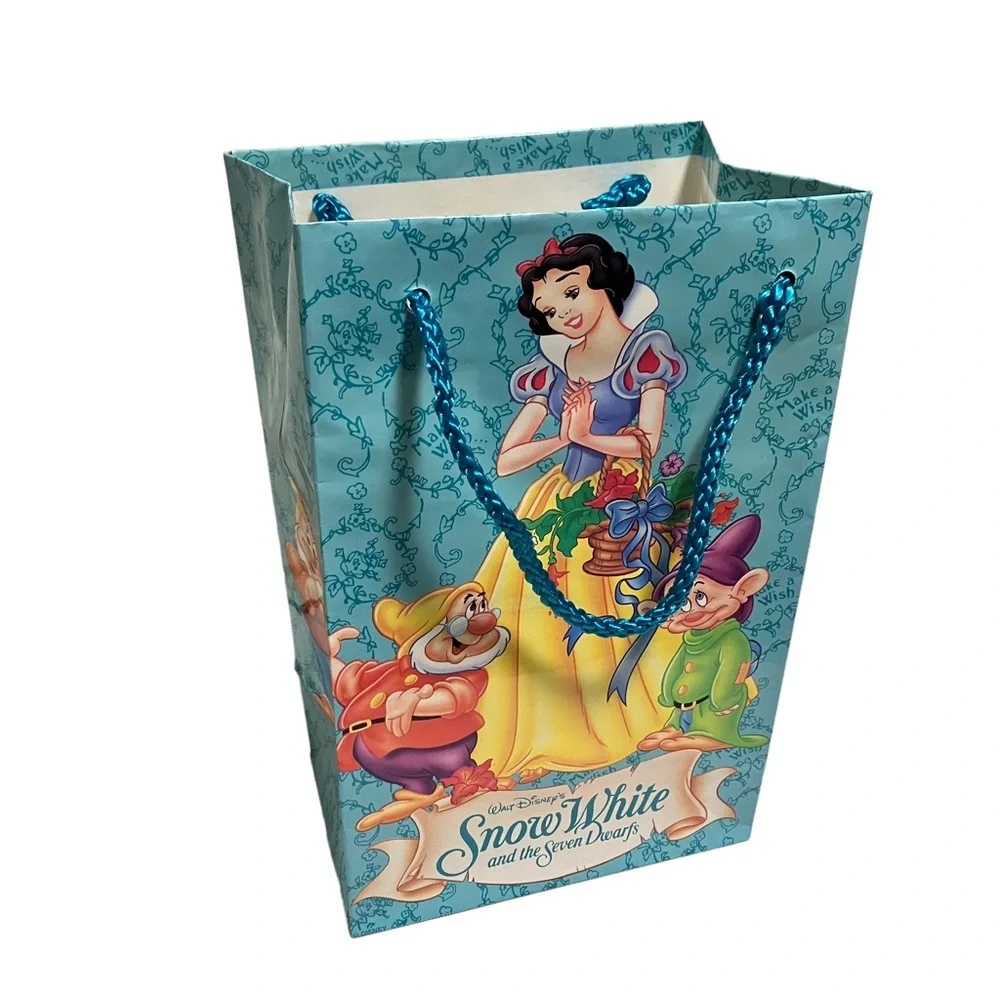 Vintage Disney Snow White & The Seven Dwarfs Gibson Greetings Gift Bag